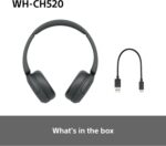Sony WH-CH520 Wireless On-Ear Headphones, Black - Image 10