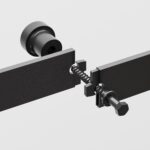 WOLFBIRD Sliding barn-door rail kit – Black – 7-pack - Image 7