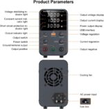 Adjustable laboratory DC bench power supply – Black - Image 9