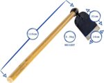Harbour Housewares Full-size digging hoe – Clear - Image 3