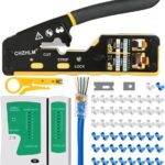 CHZHLM RJ45 network cable termination kit – Mini – Black Oxide