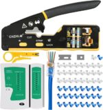 CHZHLM RJ45 network cable termination kit – Mini – Black Oxide