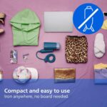 Philips Handheld Garment Steamer 3000 Series, 20 g/min, Great for Travel – Blue – 100 ml - Image 7