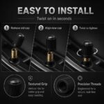 ZYOC Tyre Dust Valve Caps with O-Seal Ring, 10 pcs - Image 3