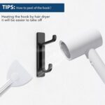 pickpiff Self Adhesive Hook, 6KG Extra Sticky and Strong, Black 4 Pack - Image 7
