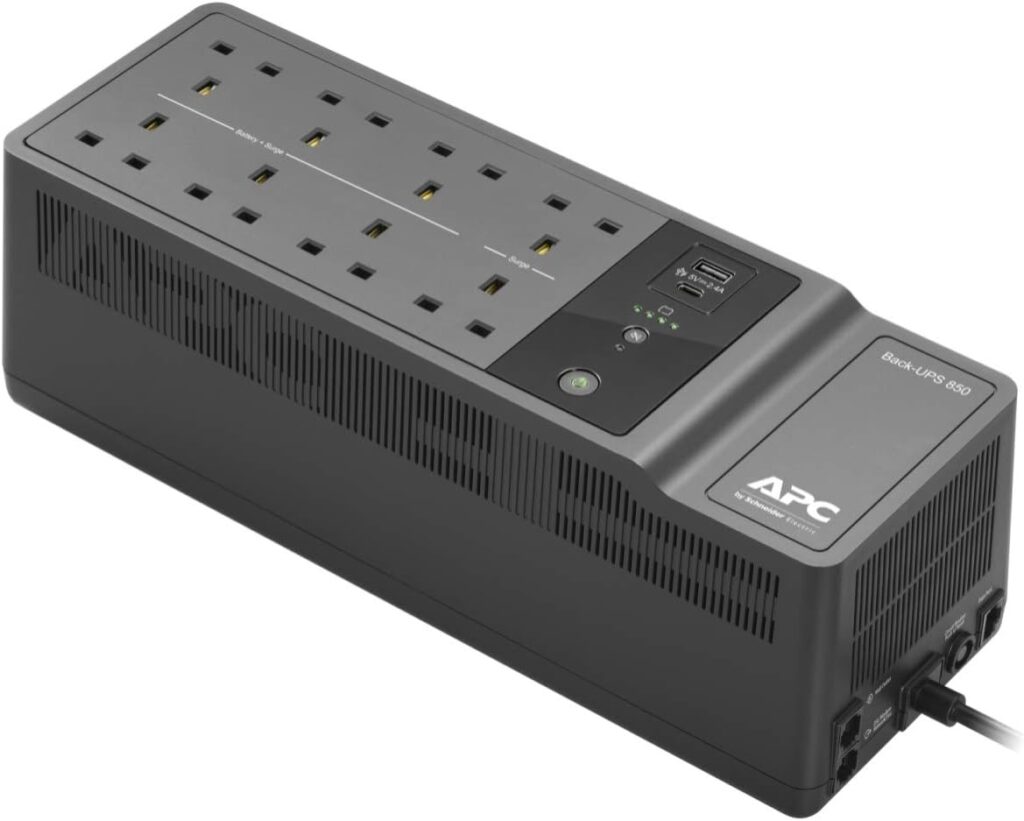Uninterruptible mains power supply – Black