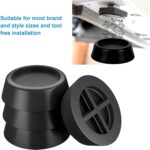 Washing-machine vibration pads – Black – 4-pack - Image 3