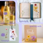 Abeillo Transparent floral scrapbook stickers – Daisy, Lavender, Lilac Series – 120-pack - Image 3