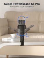 Aircraft tray-clamp phone holder – Black - Image 9