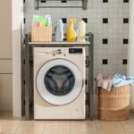 tekrabea Over-washer utility shelf stand – Black - Image 6