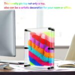 Three-dimensional pin art board – Large – Plastic, Rainbow - Image 6