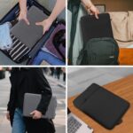 ZYB Waterproof Shockproof Laptop Sleeve 15.6 Inch Protective Case with Accessory Bag,Laptop Case 15.6 Inch for 15'' – Black - Image 6
