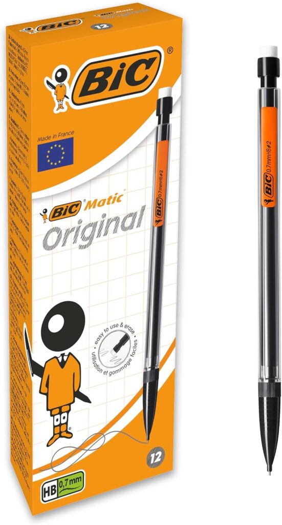 BIC Mechanical HB pencils – BIC Matic Original – Black