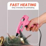DEKO Mini hot-glue gun kit – Pink - Image 9