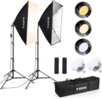 Studio softbox lighting kit – YX-RGX03 – Black