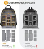 Camera equipment backpack – Tbs-bk – S – Black - Image 4