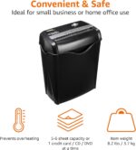 Amazon Basics Cross-cut document shredder – Black – 14.4 litres - Image 3