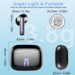 xinwld Bluetooth wireless earbuds with charging case – A97 – Black - Image 5