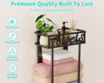 HapiRm Over-door multi-rail towel rack – Black - Image 6