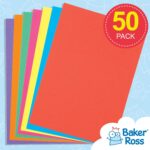 Baker Ross A5 coloured craft card – Assorted – 50-pack - Image 2