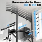 Freestanding pull-up and dip tower – pull up station A - Image 4