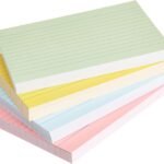 Amazon Basics ruled neon flash cards, 200 pieces – Pack of 200 – Assorted Neon