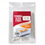brackit Screw terminal connector strips – Clear – 4-pack - Image 2