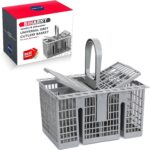 BIHARNT Replacement dishwasher cutlery basket – Grey