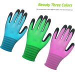 3 Pairs Gardening Gloves Superior Grip Work Gloves Durable Comfortable Breathable Multipurpose for Gardening – Tc901 – One Size – 3Pairs Medium - Image 2