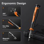 JOREST 40-Piece Precision Screwdriver Set, Torx/Triwing/Star Mini Repair Kit – 40 in 1 Crv – 40-pack - Image 2