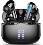 xinwld Bluetooth wireless earbuds with charging case – A97 – Black