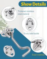 Hook-and-eye gate latch – 4 inch×1 - Image 2