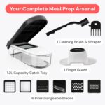fullstar Six-blade vegetable chopper and mandoline – White - Image 9