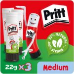 Pritt craft glue sticks, 3 x 22g – White - Image 2