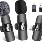 HMKCH Wireless Lavalier Microphone for iPhone – K30 – Black