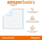 Amazon Basics Dog/Puppy Training Pads Leakproof 5 Layer Regular 50 pack Blue - Image 2