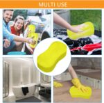 Sumwitum Two jumbo yellow car-washing sponges – 2 Yellow Jumbo Car Sponge – 2-pack - Image 5