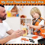 Pretend construction tool kit – Standard – Orange - Image 4
