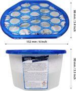 ANSIO disposable moisture-trap tubs 10 pack – Blue – 230 ml - Image 3