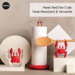 Pot-edge utensil rest – Red Crab - Image 5