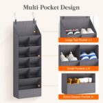 Lifewit six-tier over-door shoe organiser – Grey - Image 6