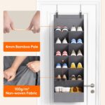 Lifewit six-tier over-door shoe organiser – Grey - Image 5