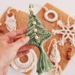 3 Rolls Premium Macrame Cord, 3mm x 100m Braided Macrame Rope Twisted Cord Yarn Macrame Yarn Thick Rope for Wall – Beige, Light Green, Dark Green - Image 5