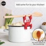 Pot-edge utensil rest – Red Crab - Image 4