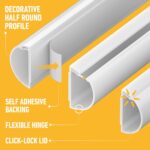 D-Line Surface-mounted cable trunking kit – White - Image 2