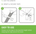 VELCRO Brand ONE-WRAP Plant Ties Tape, 12mm x 5m – Green - Image 2