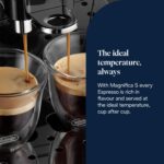 Automatic bean-to-cup coffee machine – Magnifica S – Black Silver, 3 Drinks – 1.8 litres - Image 8