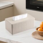 KINGFOM Decorative tissue-box cover – Beige - Image 5