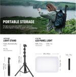 LED studio panel light and stand kit – BP66 - Image 6