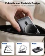 KPON 3 in 1 Wireless Charging Station for Apple – Darkgray - Image 3